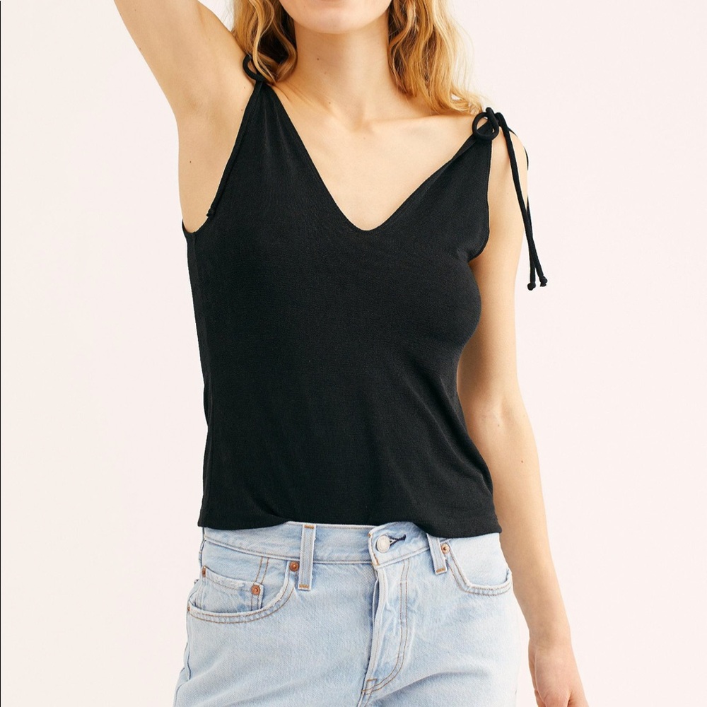 Free People Tie Shoulder Tank - Picture 4 of 6